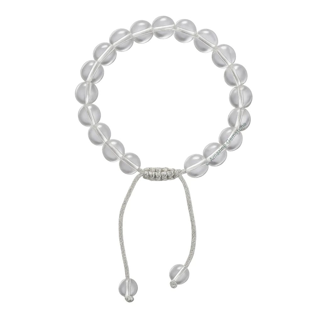 Clear Quartz Bracelet (Adjustable)