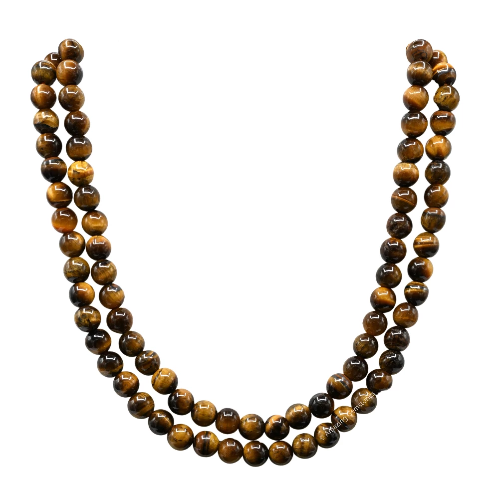 Tiger Eye Mala (Without Knot)