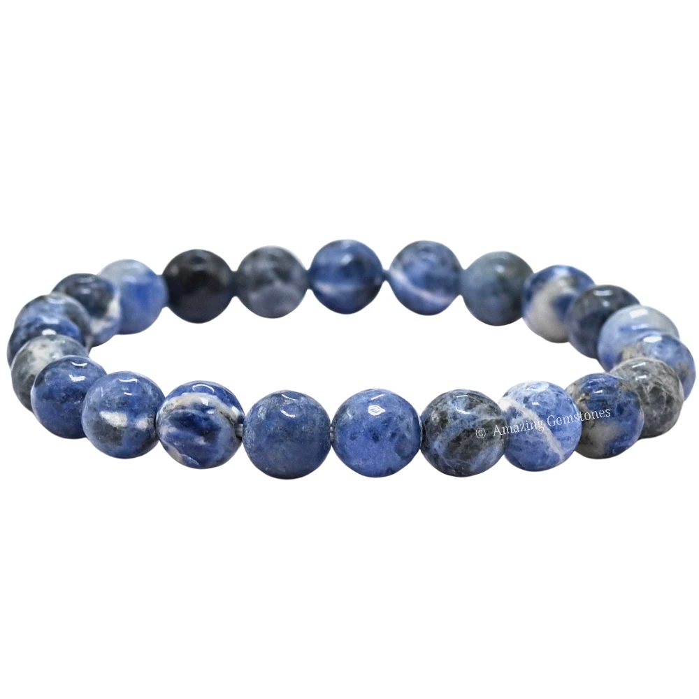Sodalite Bracelet (Faceted-Stretchable)