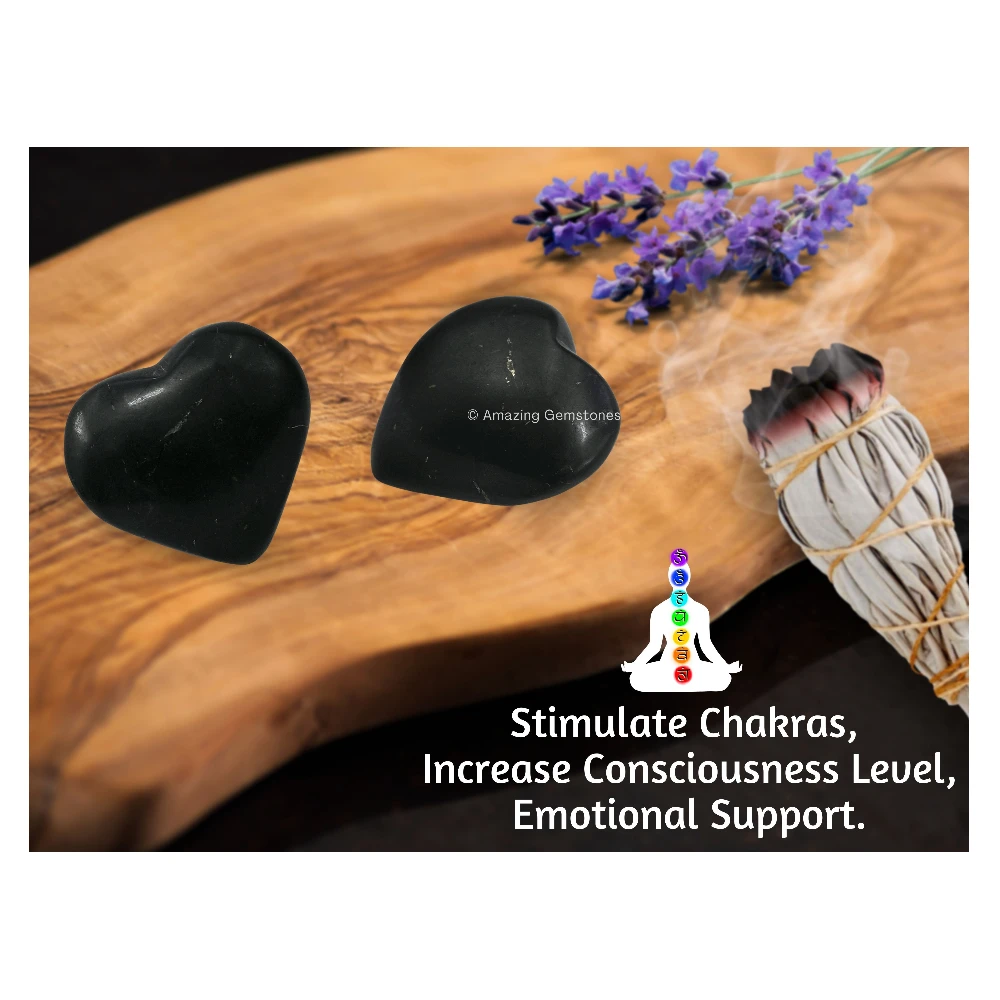 Shungite Heart