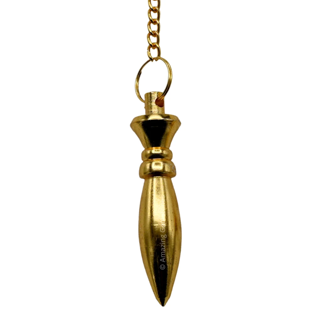 Copper Metal Pendulum - Gold Egyptian Karnak (MP42)