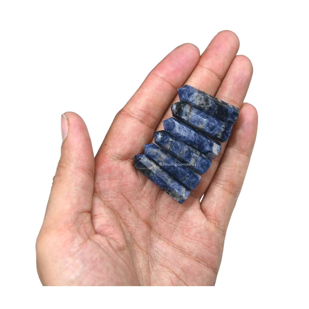 Sodalite Pencil Points (Set of 3)