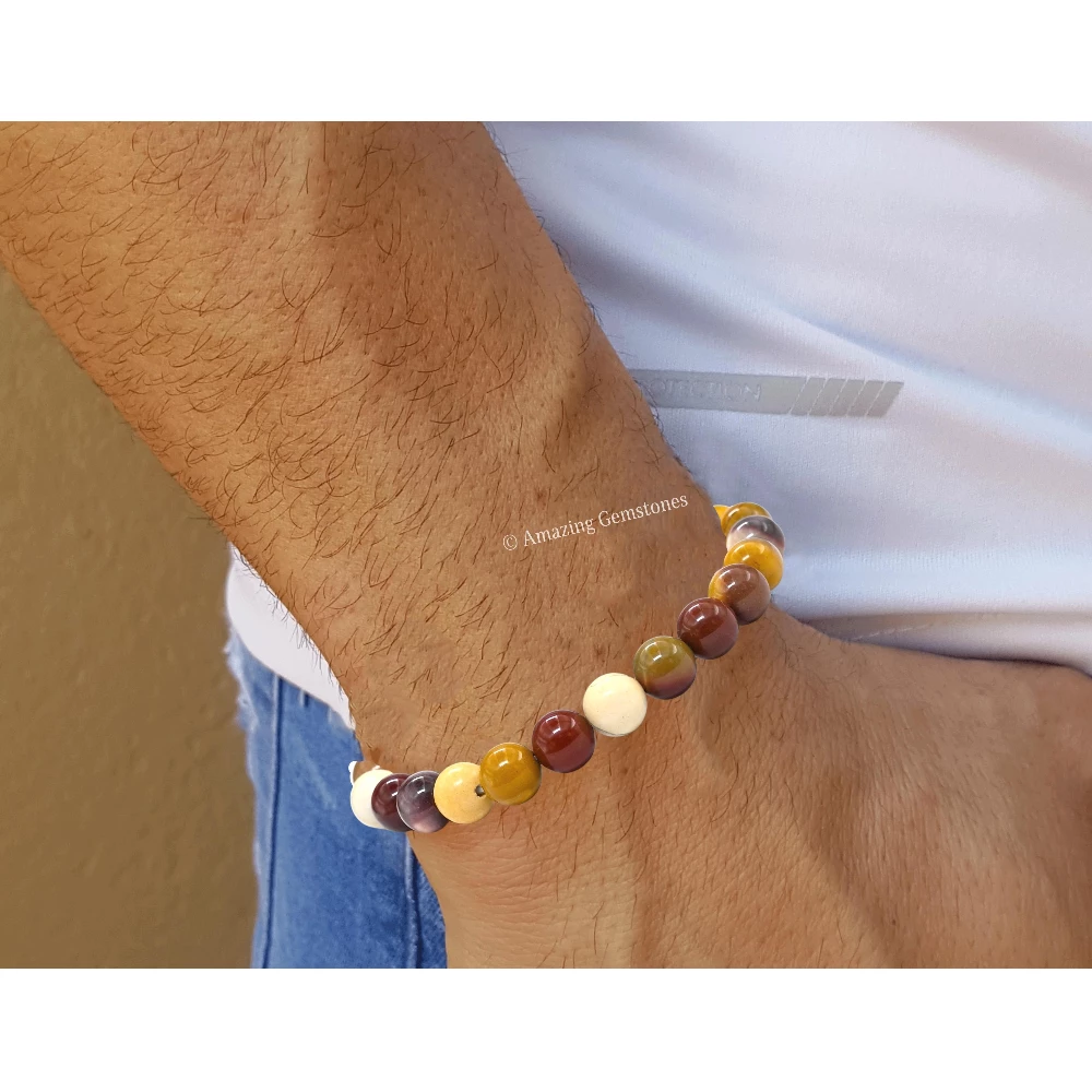 Mookaite Bracelet (Stretchable)