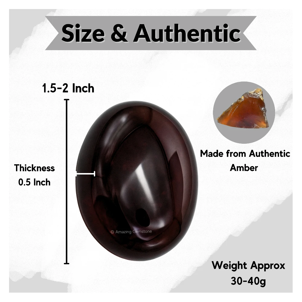 Amber Palm Stone