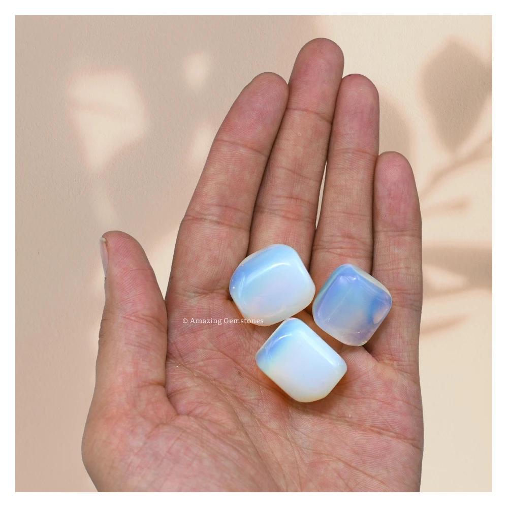 Tumbled Opalite Crystals Stones (1 oz)