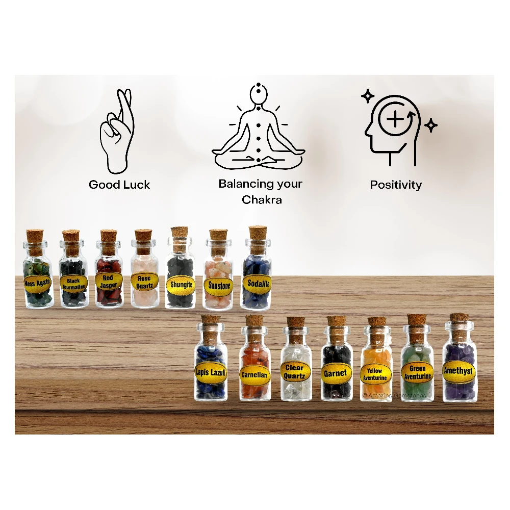 Spell Jars Kit for Witchcraft Supplies - Set of 14 (Starter)