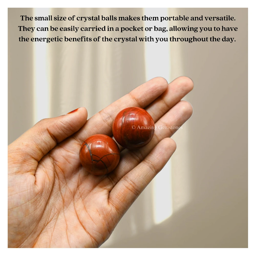 Red Jasper Sphere (1 Inch)