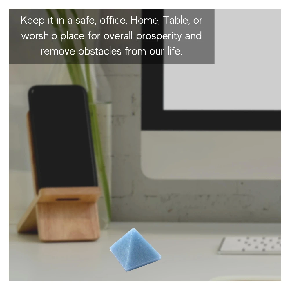 Angelite Pyramid (1 Inch)