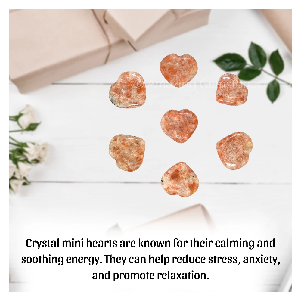 Sunstone Heart (Pack of 2)