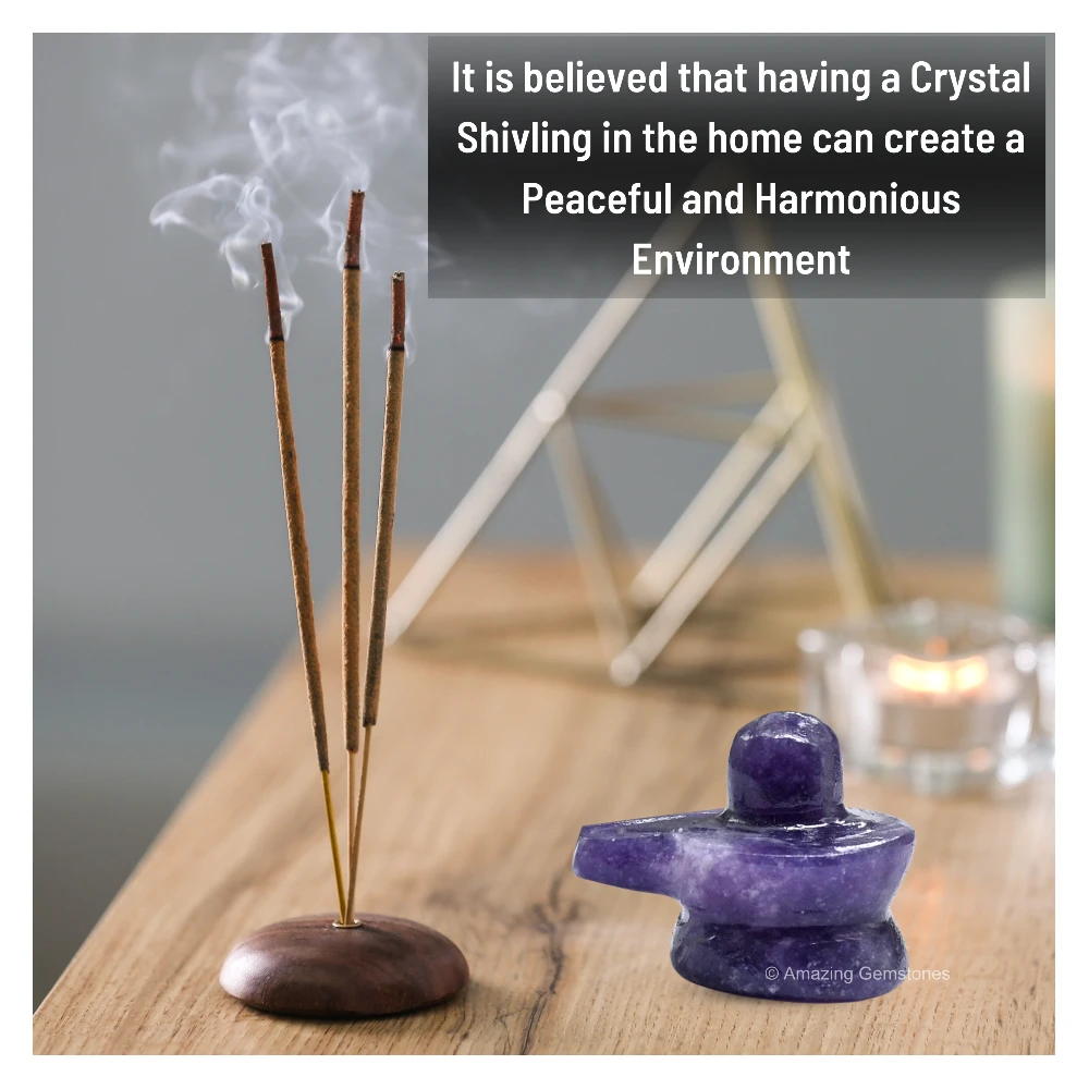 Lepidolite Shivling