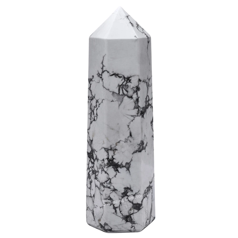 Howlite Tower (5.5" to 6" Inch)