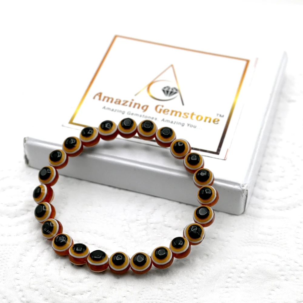 Brown Evil Eye Bracelet
