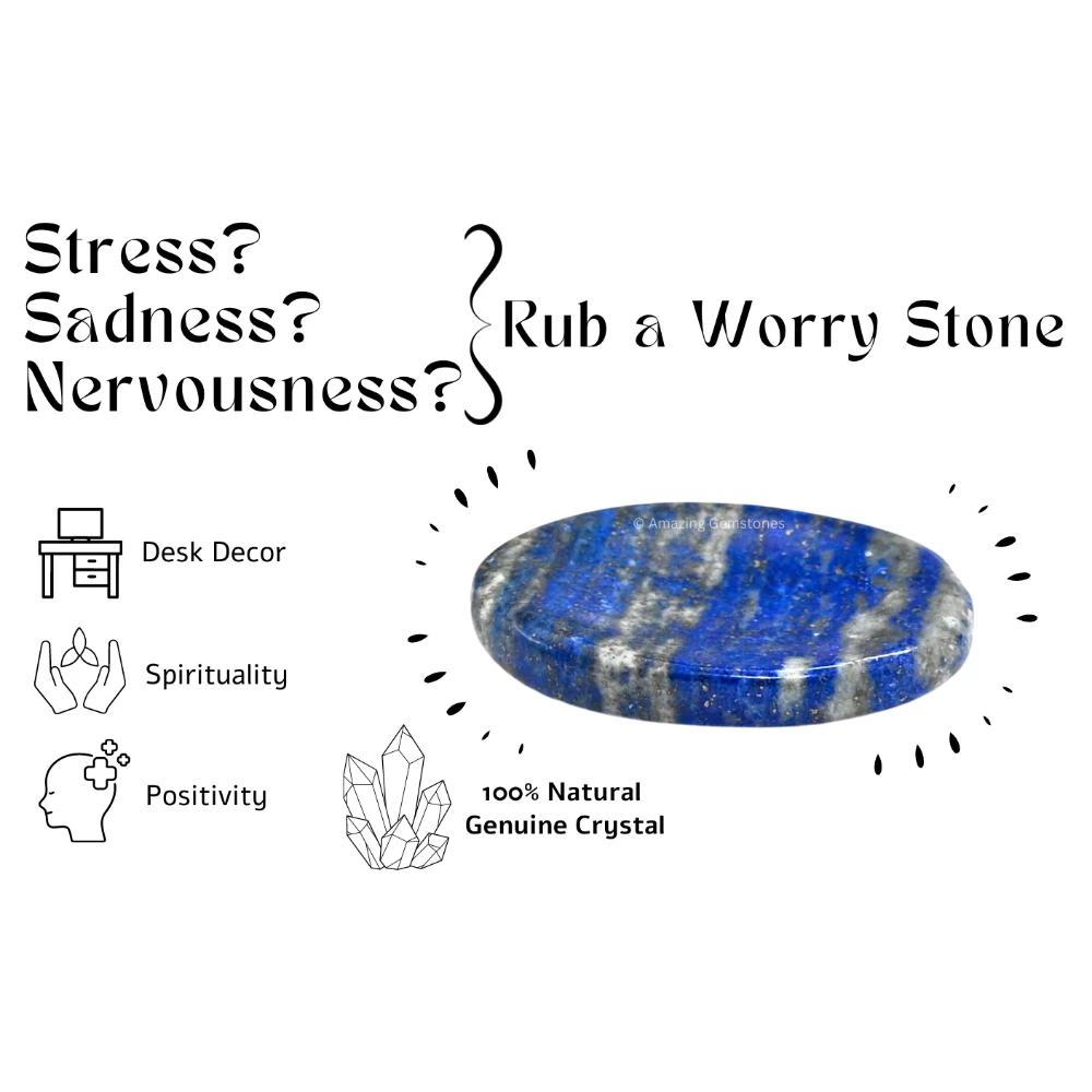 Lapis Lazuli Worry Stone