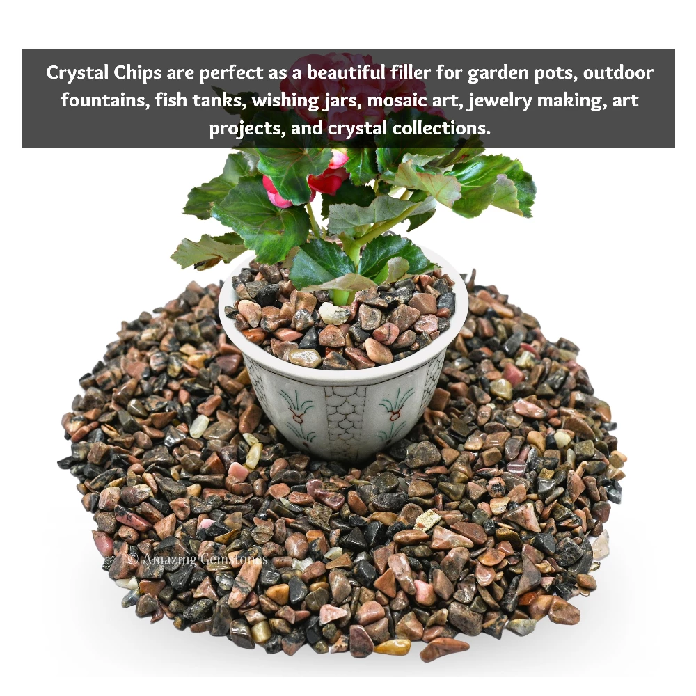 Rhodonite Chips (1LB)