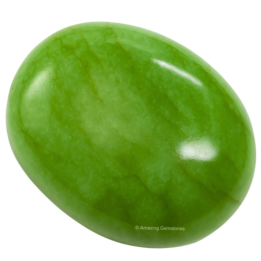 Light Green Aventurine Palm Stone