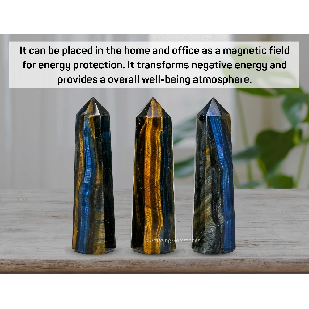 Multi Tiger Eye Tower (2" to 3" inch)
