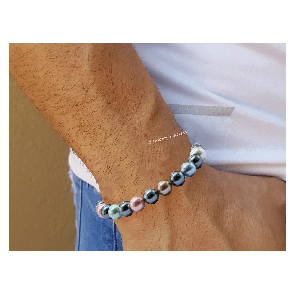 Multi Pearl Bracelet (Strechable)