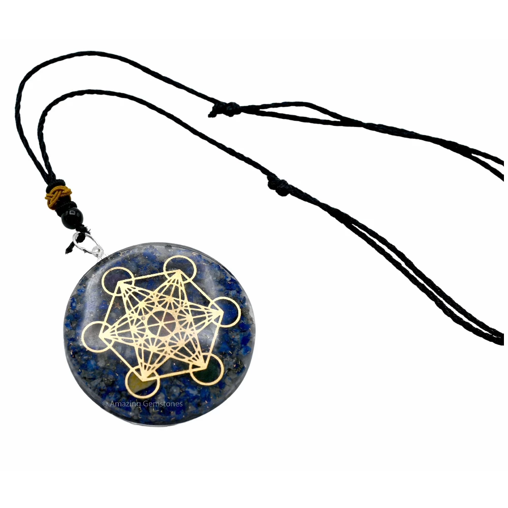 Lapis Lazuli Orgone Necklace - Metatron