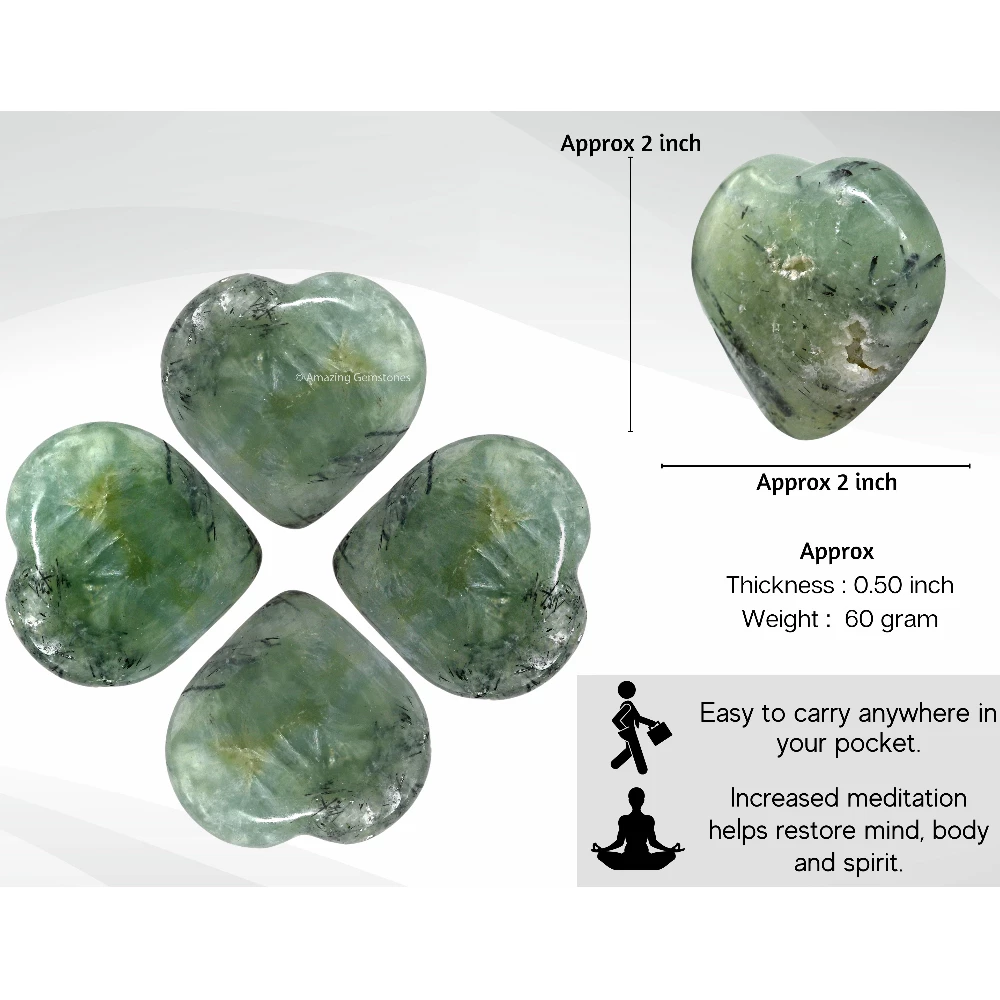 Prehnite Heart