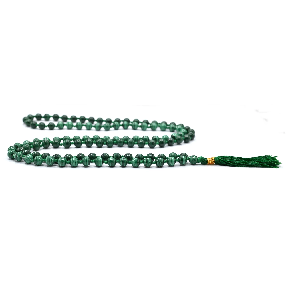 Malachite Mala (Hand Knotted)