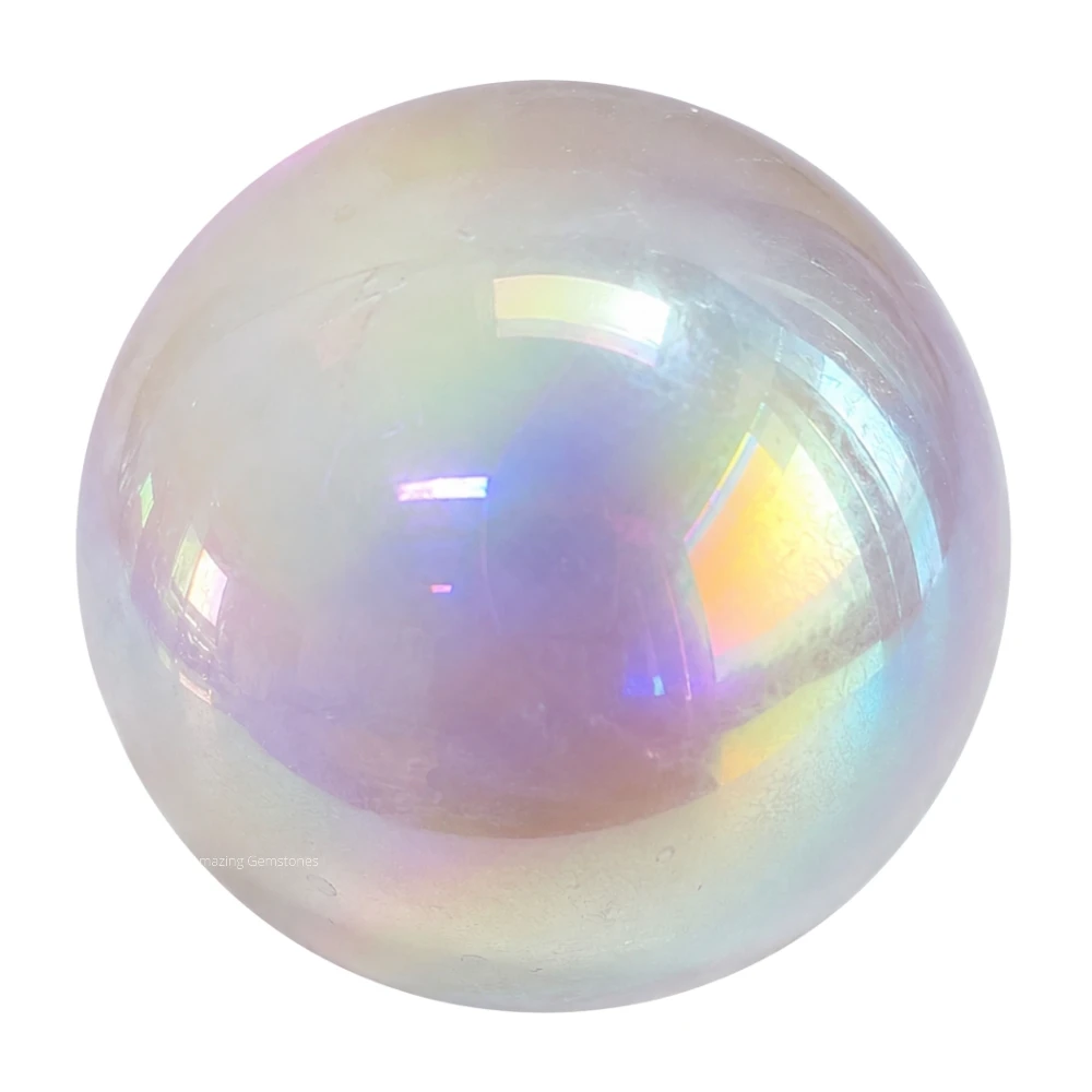 Large Angel Aura Quartz Sphere (2.5 Inch)