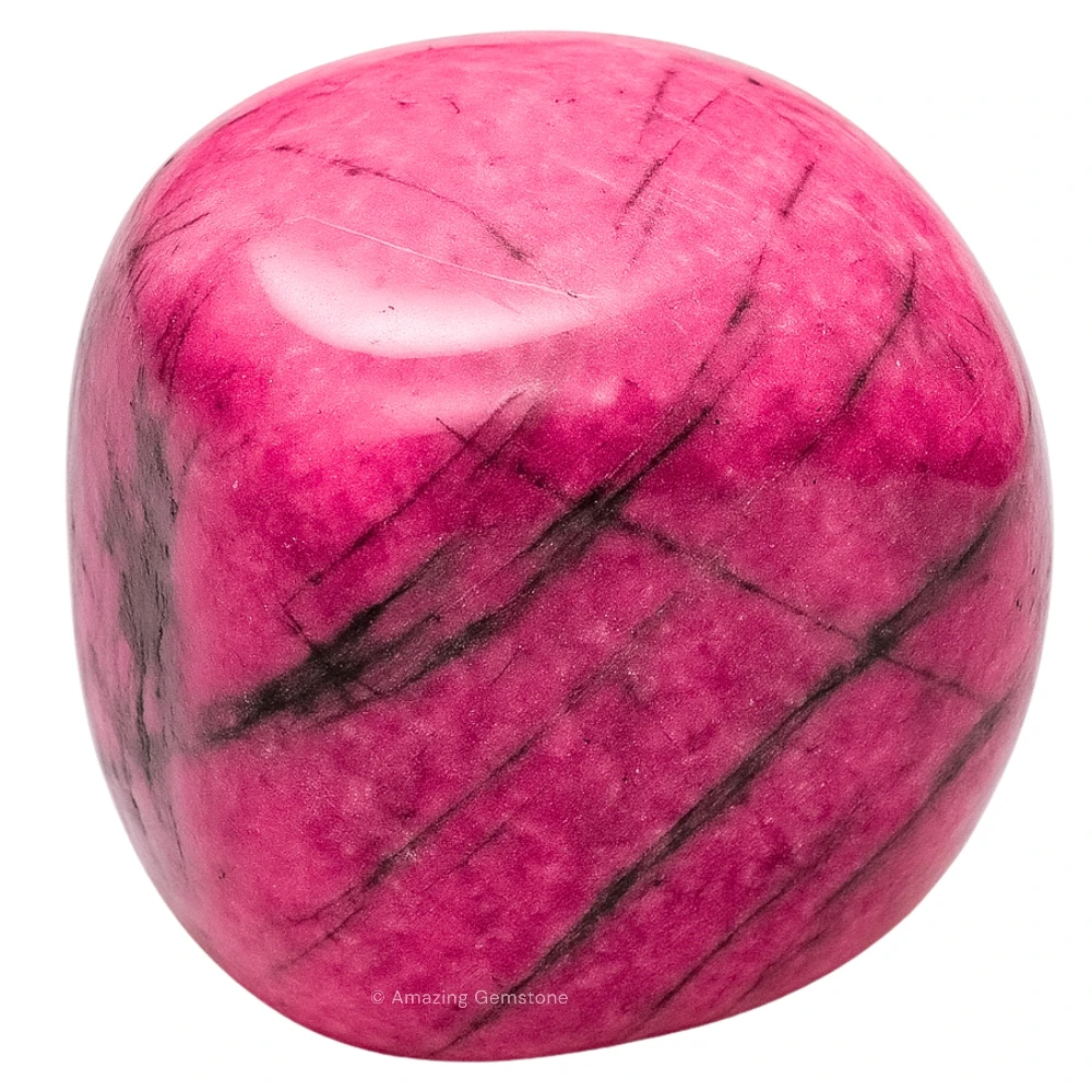 Tumbled Rhodonite Stone Crystals (1000+ Carats)