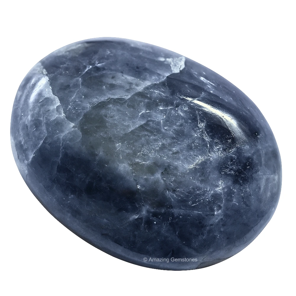 Iolite Palm Stone