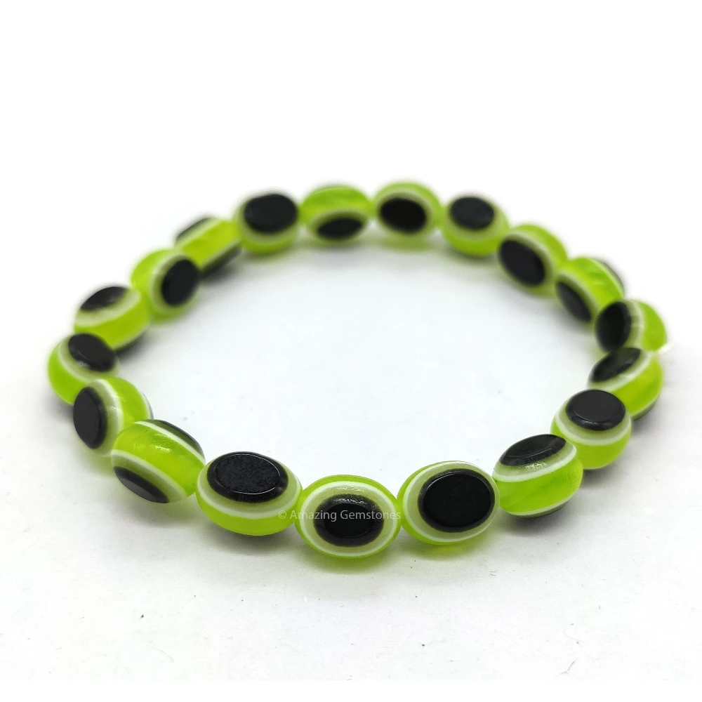 Green Evil Eye Bracelet