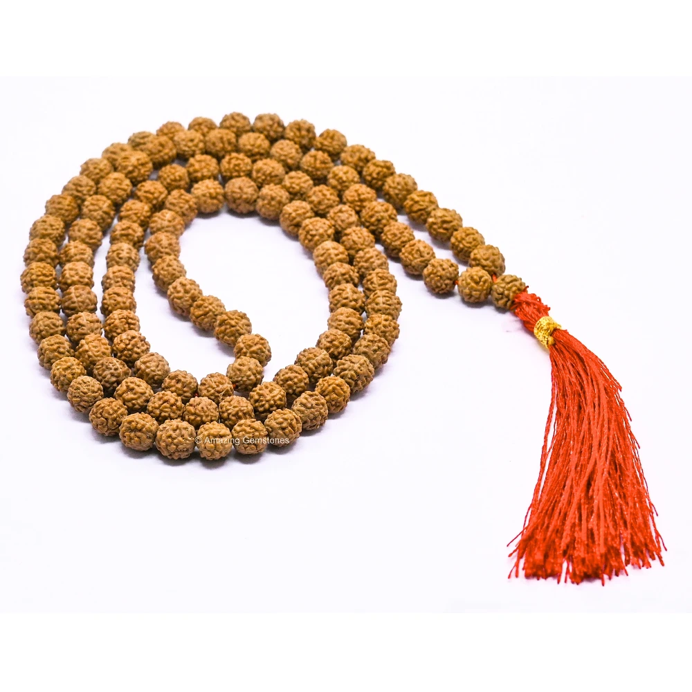 7mm Rudraksha Mala (Without Knot)