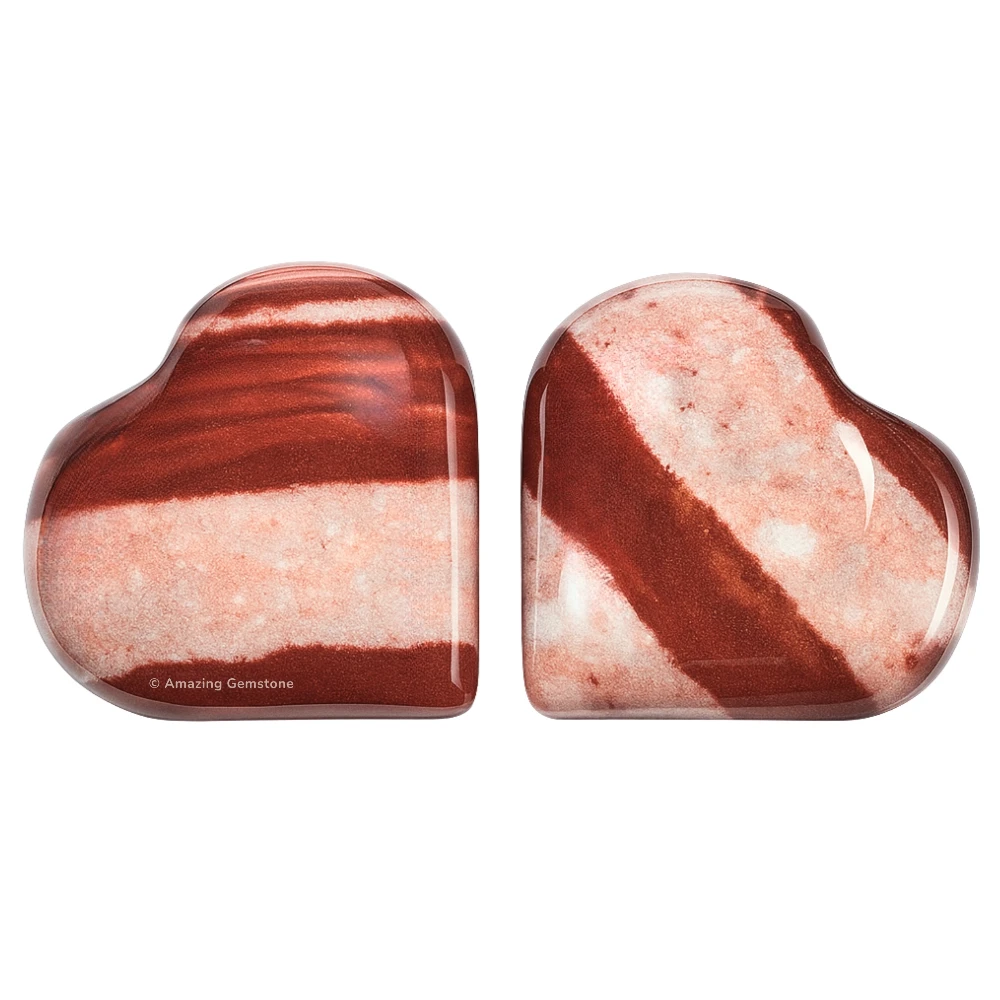 Narmada Shiva Lingam Stone Heart (Pack of 2)