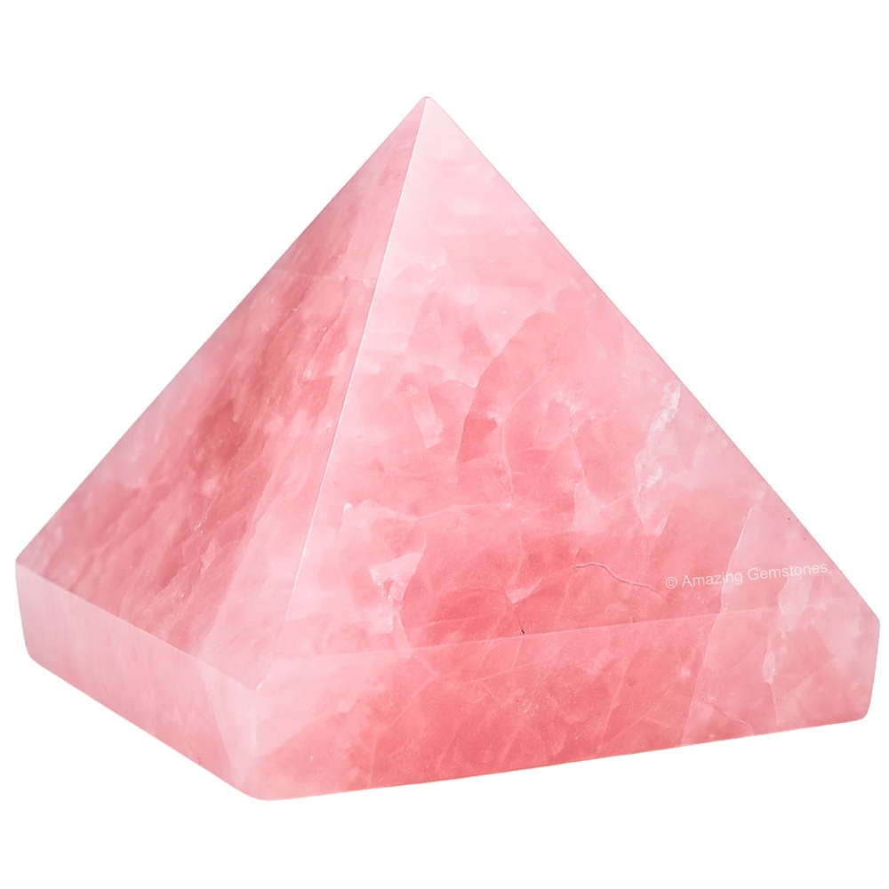 Rose Quartz Pyramid (1.5 Inch)