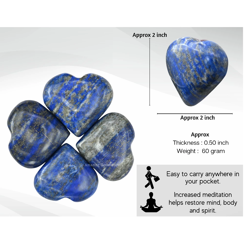 Lapis Lazuli Heart