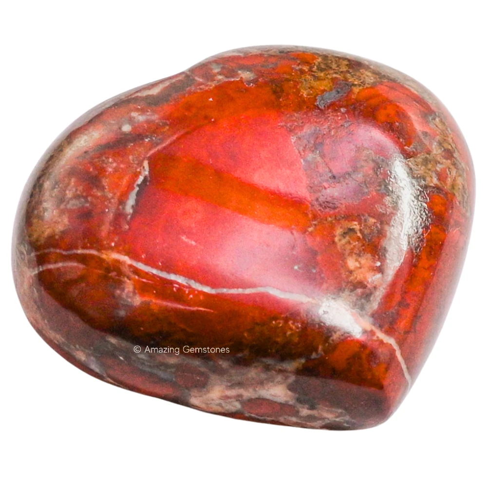 Brecciated Jasper Heart