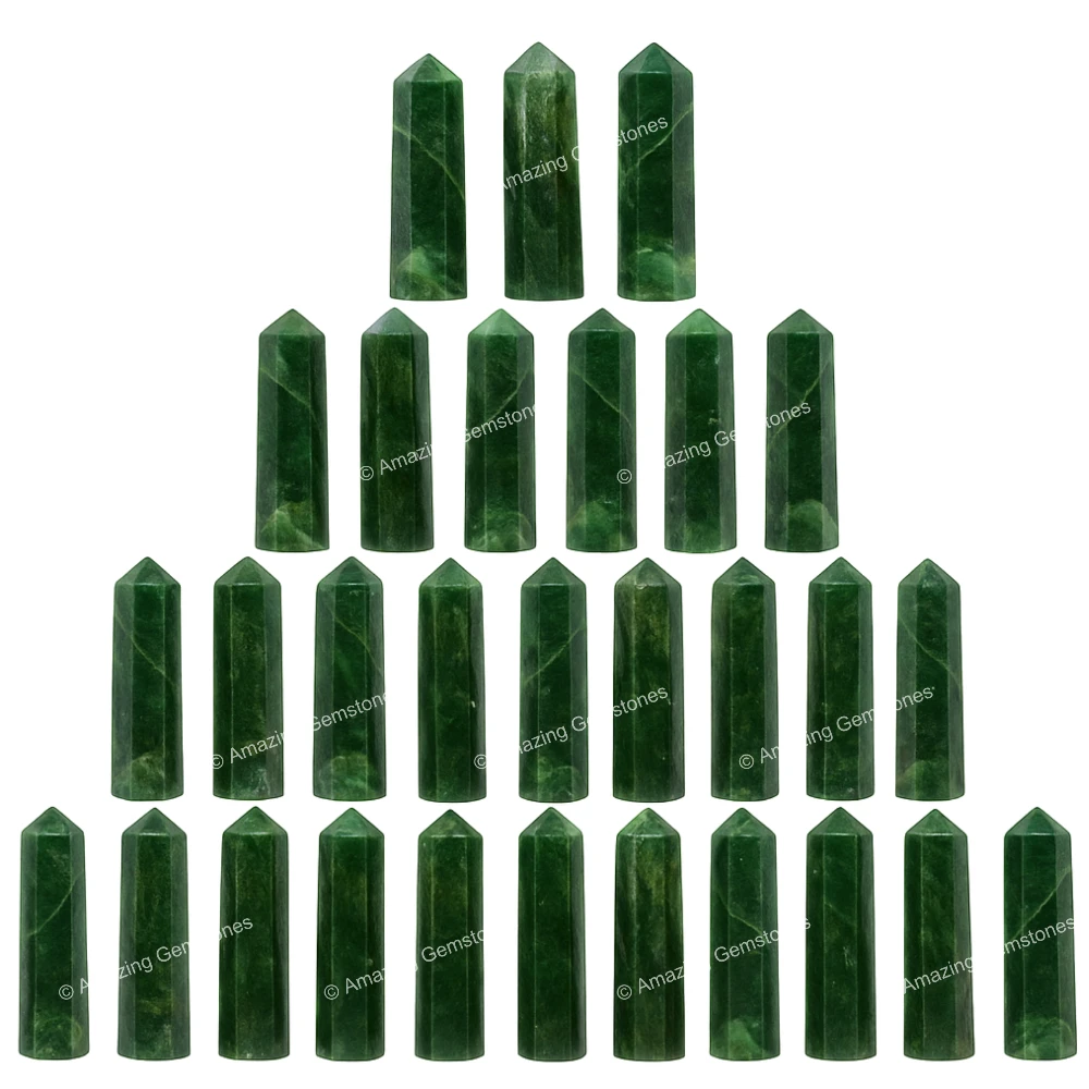 Chrome Diopside Pencil Points (Set of 3)