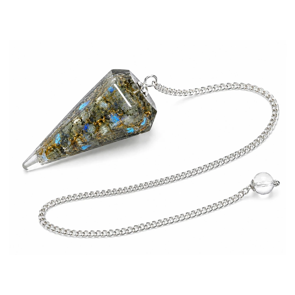 Labradorite Orgone Pendulum