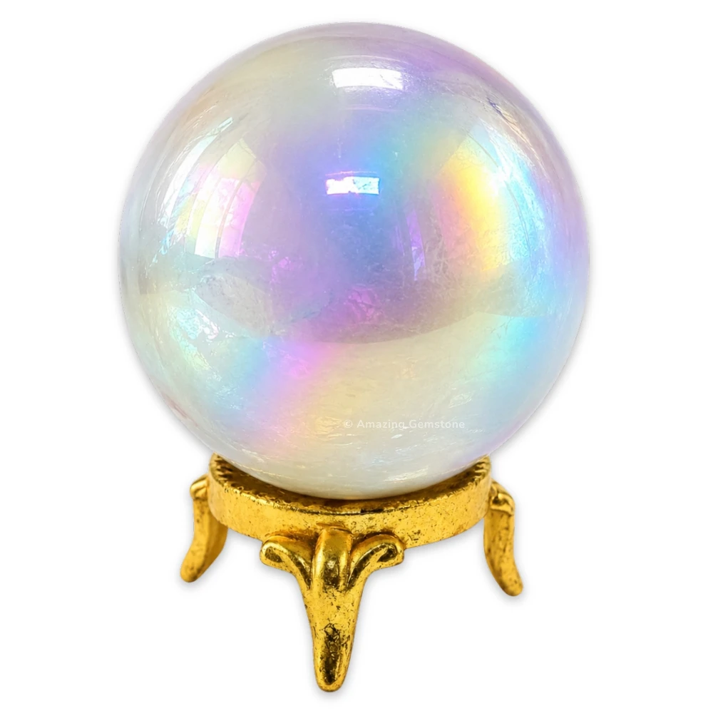 Angel Aura Quartz Sphere (2 Inch)