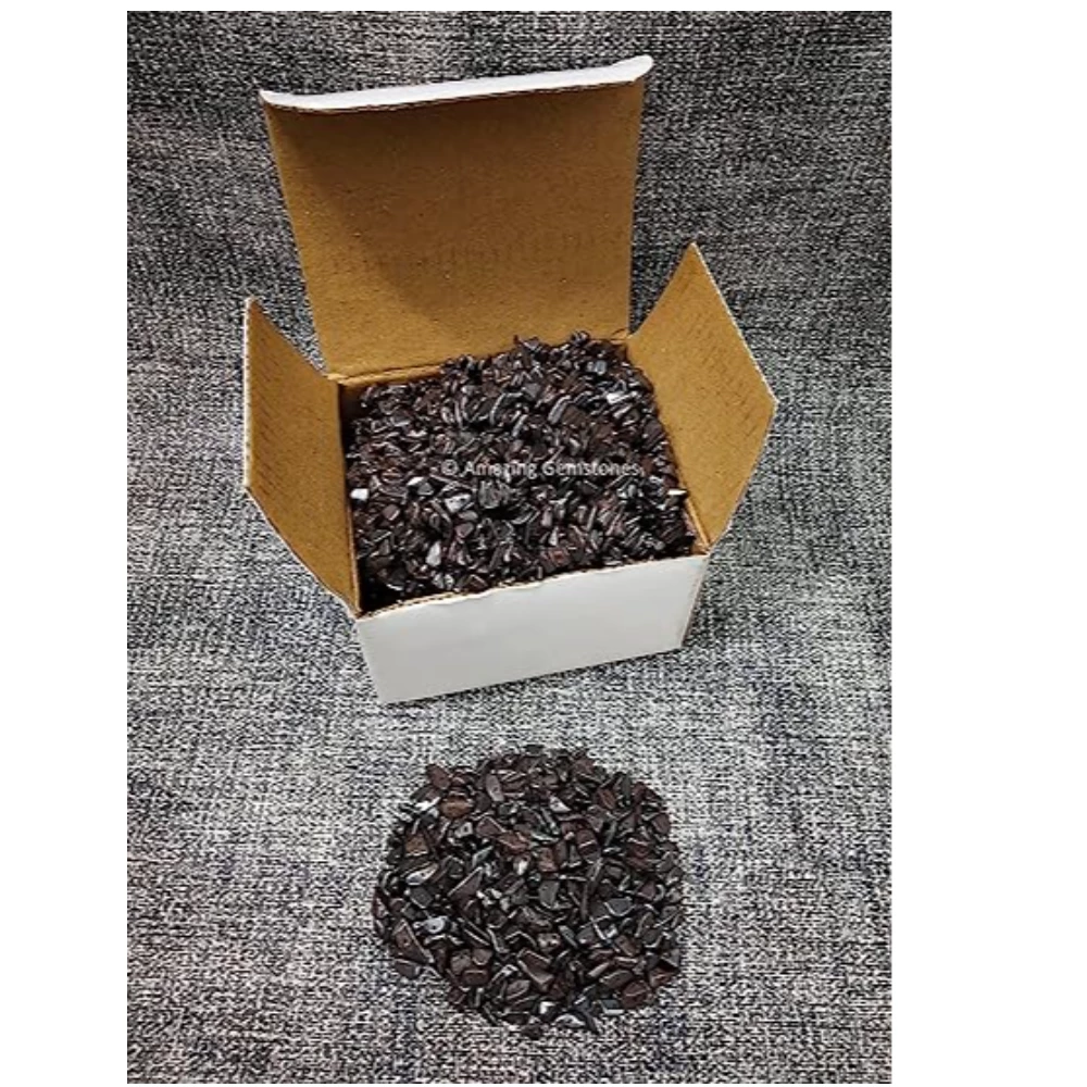 Hematite Chips - Pre Drilled