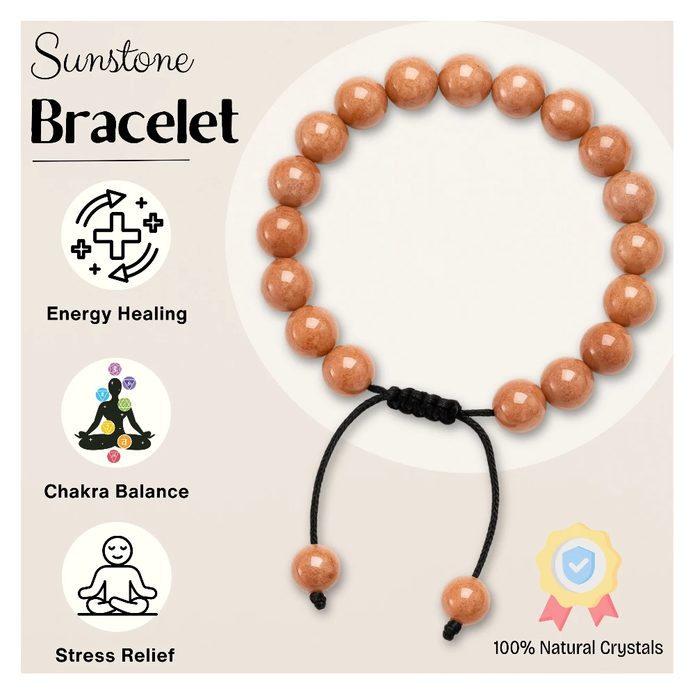 Sunstone Bracelet (Adjustable)