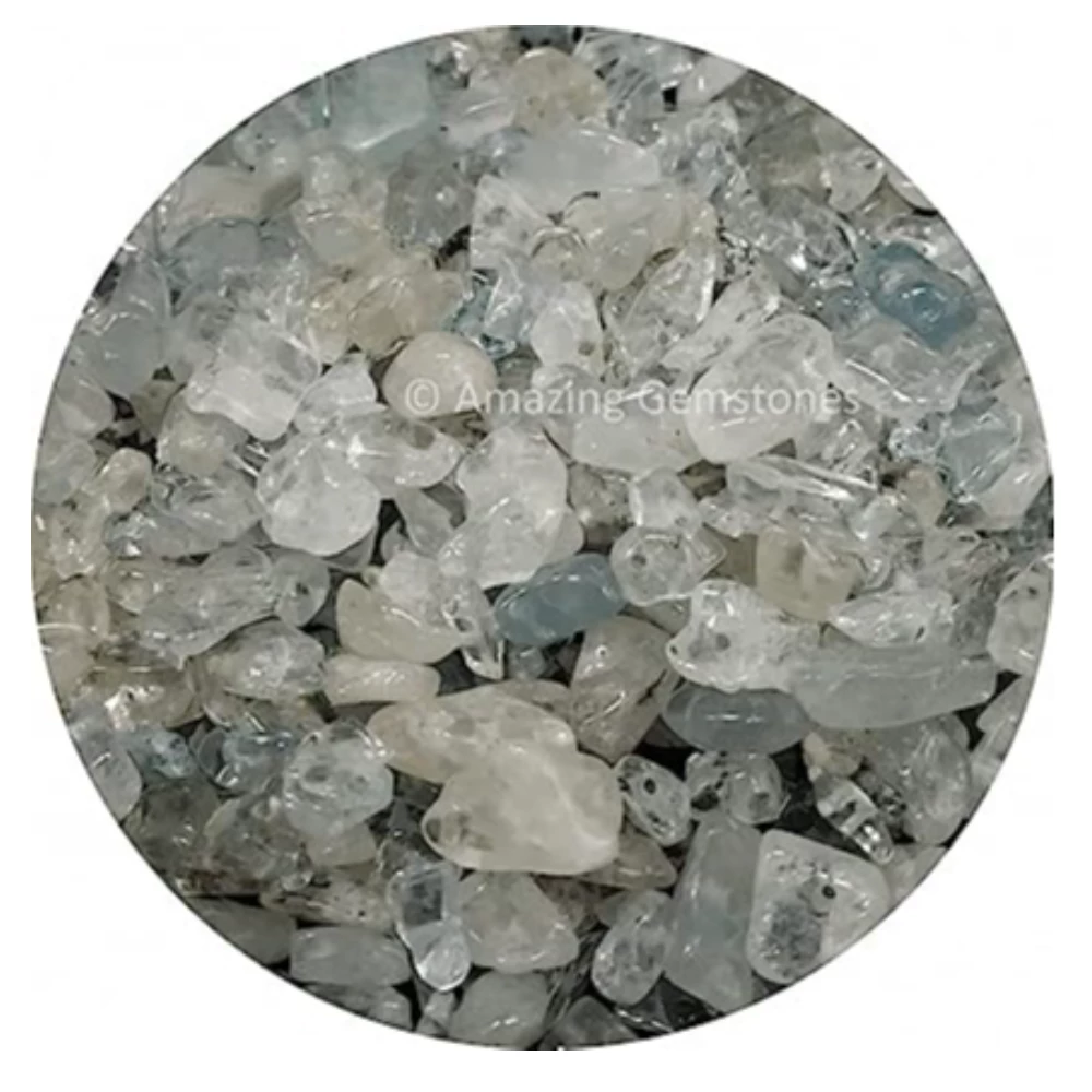 Aquamarine Chips - Pre Drilled