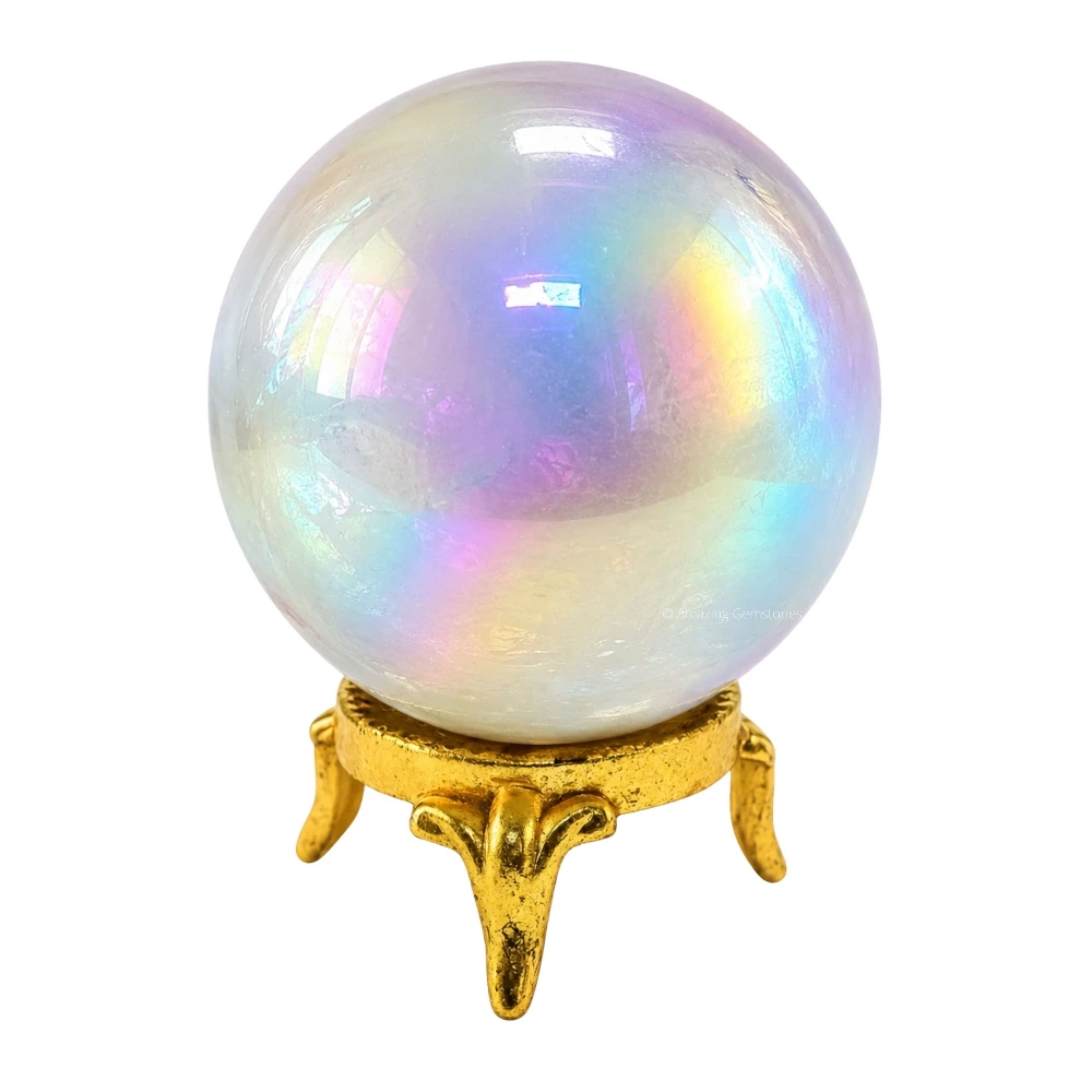 Large Angel Aura Quartz Sphere (2.5 Inch)