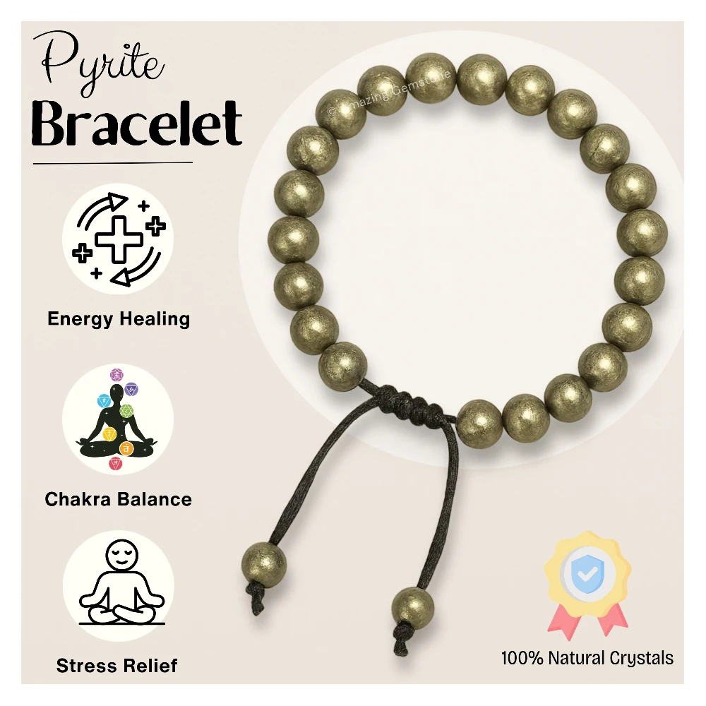 Pyrite Bracelet (Adjustable)