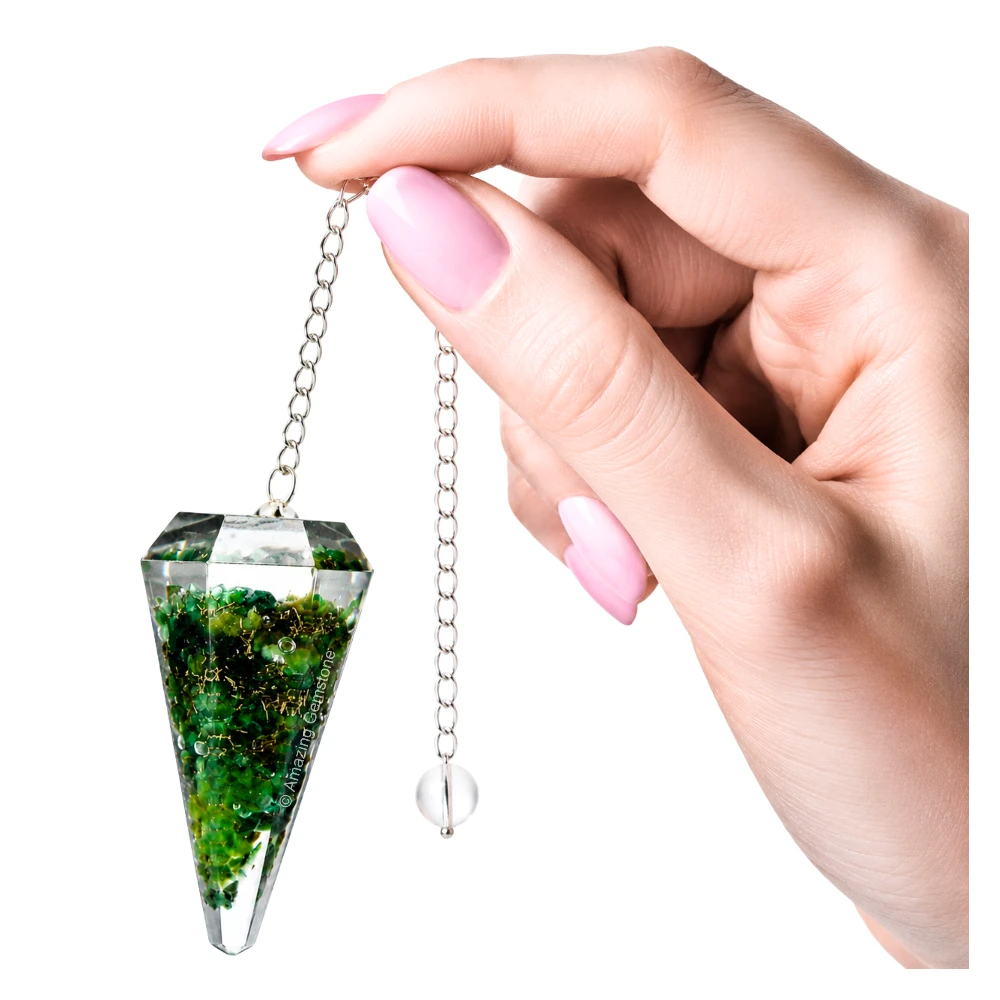 Green Aventurine Orgone Pendulum