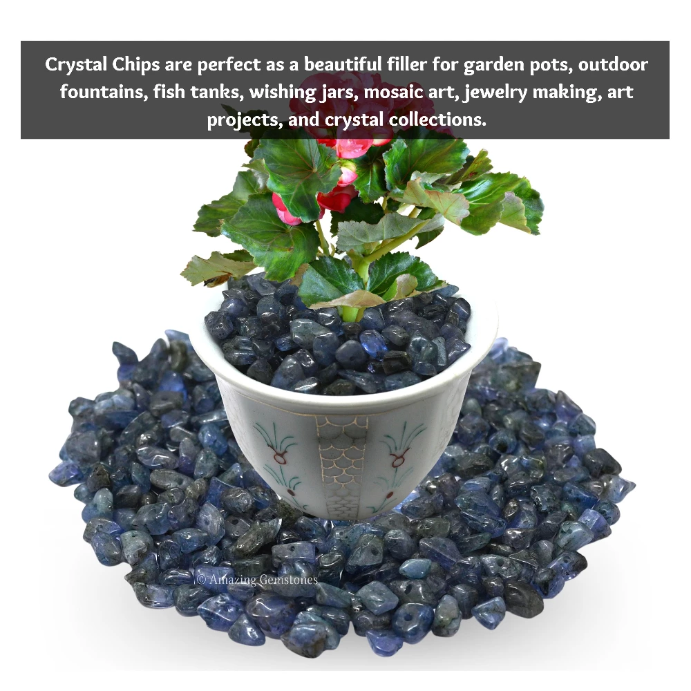 Tanzanite Chips - Pre Drilled