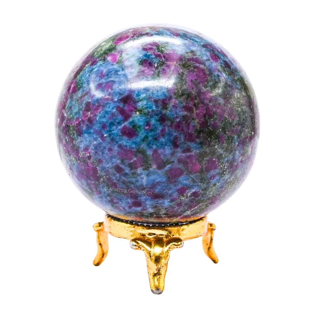 Large Ruby Kyanite Sphere (2.5 Inch)