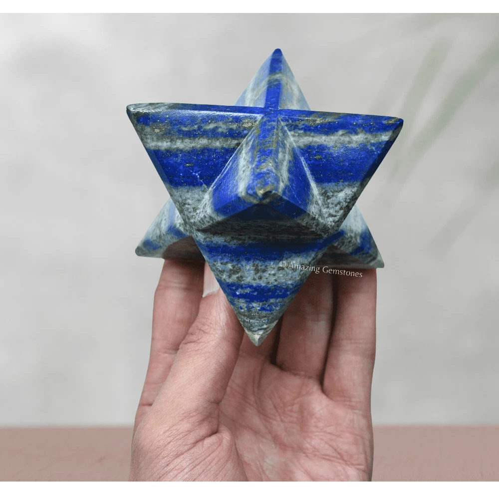 Lapis Lazuli Merkaba (45-55 mm)