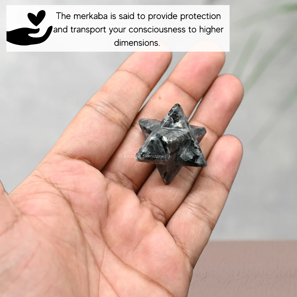 Larvikite Merkaba (15-20 mm)