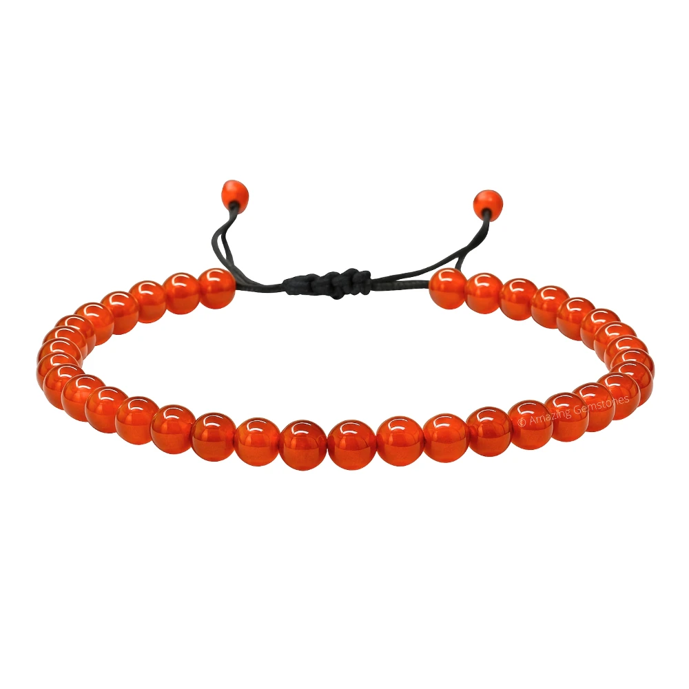 Carnelian Anklet (Without Knot)