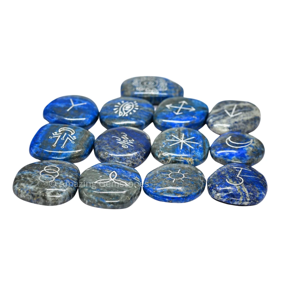 Lapis Lazuli Witches Rune (Set of 13)