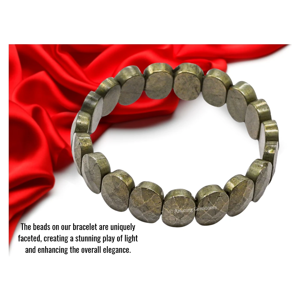 Pyrite Bracelet (Oval Faceted)
