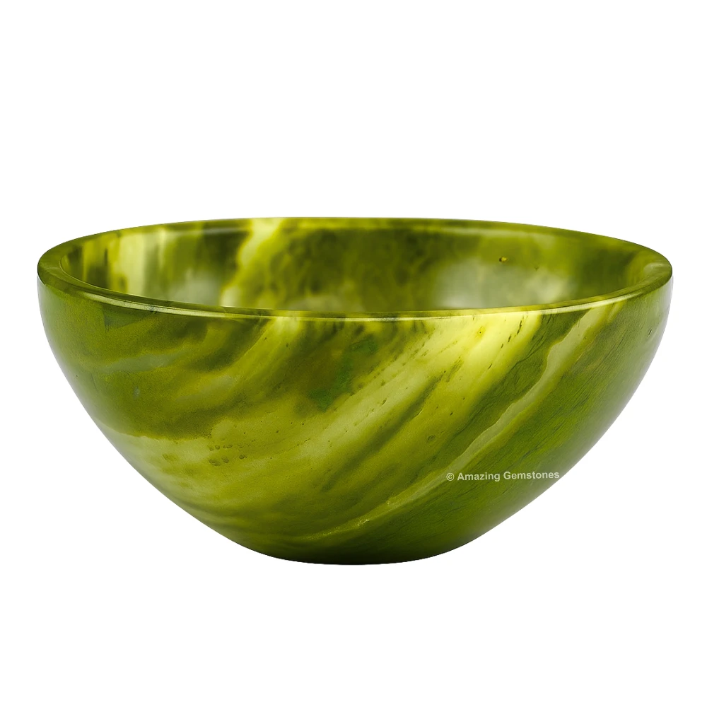 Vesuvianite Crystal Bowl - 2 Inch